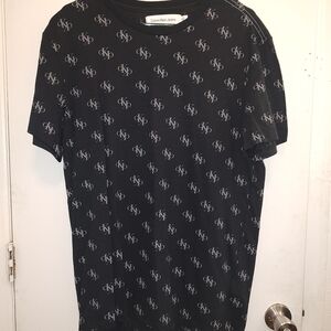 Mens Shirt Bundle !! Calvin Klein Jeans Black T-Shirt for Men